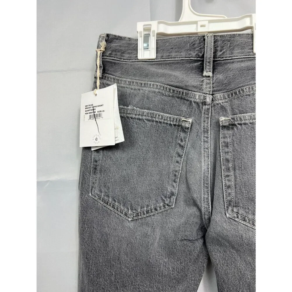 Etica Gray denim Brandy Long short in Quartzsite size 25 New